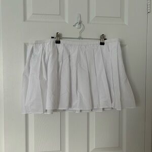 Aritzia Sunday Best White Mini Skirt